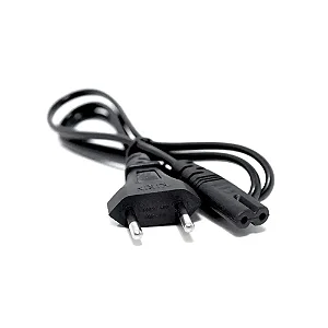 Cabo De Força Com 2 Pinos Para Impressora 1,5M