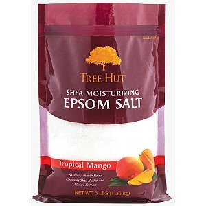 Sal de Epsom Hidratante com Manteiga de Karité e Aroma Tropical de Manga - 1,36kg