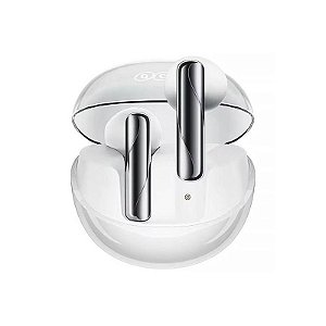 Fones de Ouvido Sem Fio QCY Ailybuds Clear BH24QT32A - Branco com Encosto