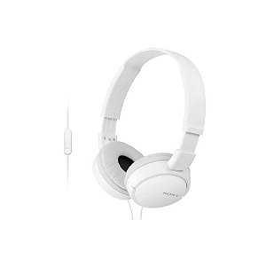 Fones de Ouvido Sony MDR-ZX110AP - Conector 3.5MM - Cor Branca