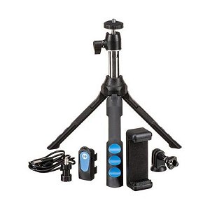 Tripé para Selfies com Controle Bluetooth Vidpro MP15 3 em 1