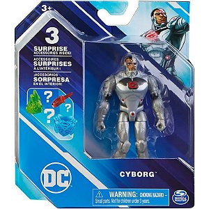 Boneco Cyborg da DC Comics - Spin Master - Edição 6056331