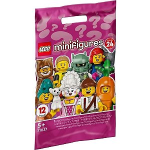 Minifiguras Lego Série 71037 - Pacote com 24 Personagens Colecionáveis