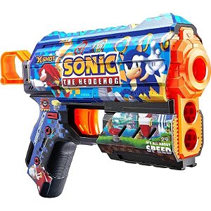 Lançador de Dardos Mega Sonic - Zuru X-Shot 36648 com Alta Performance e Ação Rápida