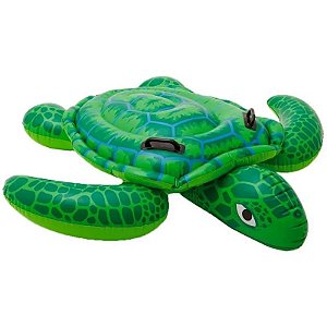 Flutuador para Crianças Intex 57524NP em Formato de Tartaruga - Diversão Segura na Água
