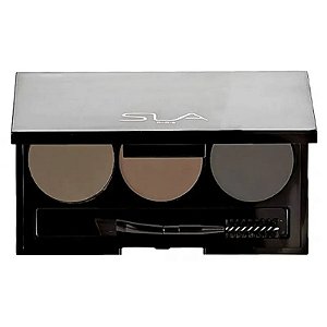 Paleta de Sobrancelhas SLA Paris Perfect 12 - Tons Escuros (5,5g)