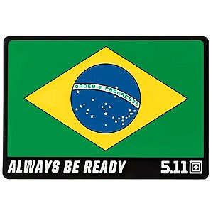 Emblema Tático Flag Brasil 5.11 - Patch 92199BZ-999