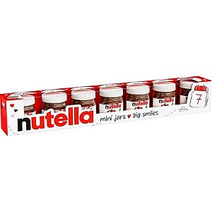 Chocolate Ferrero Nutella - Pacote com 7 Unidades de 30g cada