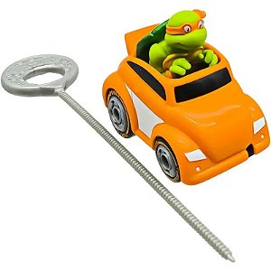 Carrinho Rad Rip Racers - Tartarugas Ninja Michelangelo - Funrise 71018