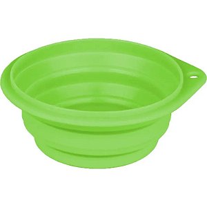 Tigela Silicona Verde para Cães 2000ml - Pawise 11030