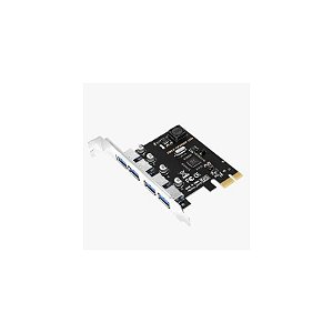 Placa de Expansão PCI com 4 Portas USB 3.0 - Alta Velocidade e Conectividade Avançada