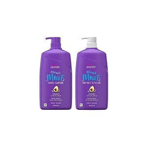 Kit Shampoo e Condicionador Aussie Miracle Moist 778ML - Hidratação Intensa
