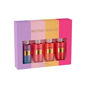 Kit de Névoa Corporal para Mulheres Secret - 4 Frascos de 50ML