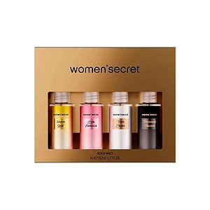 Kit de Eau de Toilette Feminino Women'secret - 4 Frascos de 50ML Cada