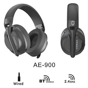 Fone Bluetooth Auriculares Sate AE-900 com Cabo de 3,5M