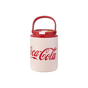 Garrafa Térmica Haers Coca-Cola HGD-700-001 - 700ml com Bico - Branca