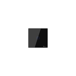Interruptor Inteligente de Parede WiFi - Sonoff T3Eu1C 1Tc - Preto
