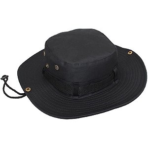 Chapéu de Proteção Solar Nautika Boonie - Cor Preto