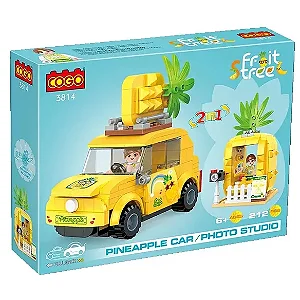 Brinquedo Cogo Pineapple Carrinho Photo Estúdio 3814 212 Peças