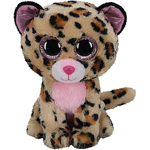Pelúcia Beanie Ty Boos - Leopardo Magia Especial
