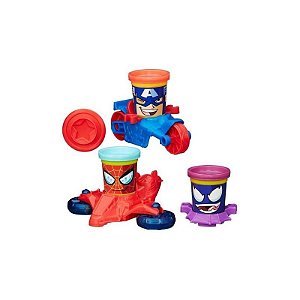 Massa de Modelar Play-Doh Marvel Can-Heads - Hasbro B0606