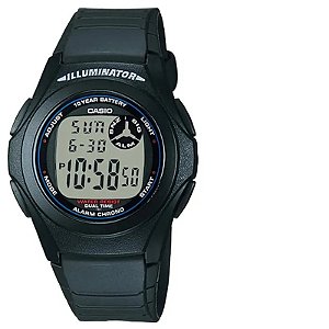 Relógio Masculino Casio Digital F-200W-1ADF