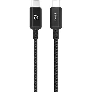 Cabo USB-C para USB-C 240W 120cm - Adam Elements CASA P120 - Preto