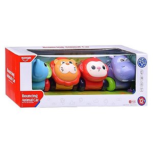 Animais Saltitantes para Pendurar no Carro - HE8068 (Conjunto com 4 Peças)