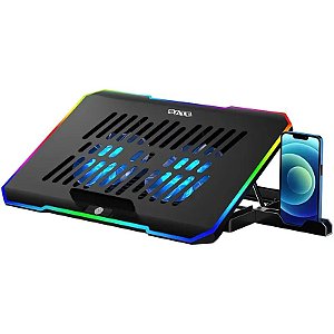 Suporte para Notebook com Cooler e Iluminação RGB até 17 - Sate A-CP42 USB