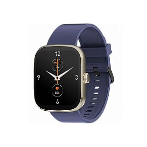 Relógio Inteligente Imilab Imiki Frame 2 Lite com Bluetooth - Ouro Estelar/Azul