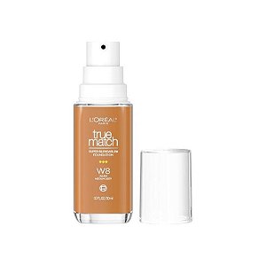 Base Líquida L'Oréal True Match Superblendable W8 - Médio Quente Profundo