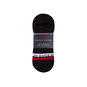 Meias Tommy Hilfiger Unissex Etx630 000 Os Preto