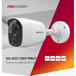 Câmera de Segurança Hikvision Bullet Mini 2MP - Modelo DS-2CE11D0T-PIRLP