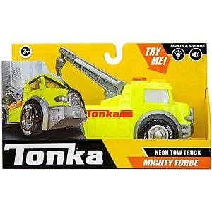 Caminhão Reboque Tonka Mighty Force Com Iluminação Neon - 06004