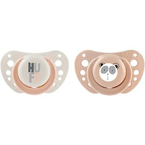 Chupeta de Silicone Chicco Physio 2-6M Forma Air - Pack com 2 Unidades