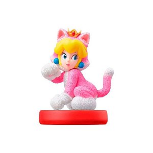 Boneco Amiibo Nintendo - Peach em Versão Gato - NVL-C-Abax