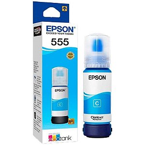 Recarga De Tinta Epson T555220 70Ml - Ciano