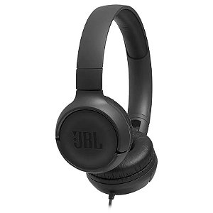 Fone de Ouvido JBL Tune 500 - Preto com Potente Reforço de Graves