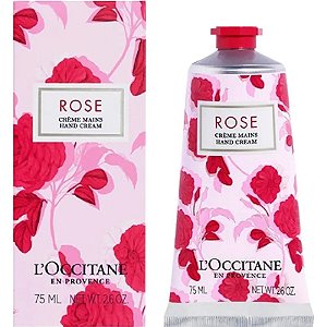 Creme Hidratante para Mãos L'Occitane com Aroma de Rosa - 75ml