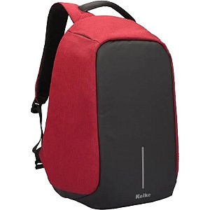Mochila Antifurto Kolke Active Kvm-245 - Vermelha, Resistente e Funcional
