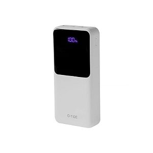 Carregador Portátil G-Tide EASY2 20.000 Mah Saídas Lightning/USB-C/USB - Branco