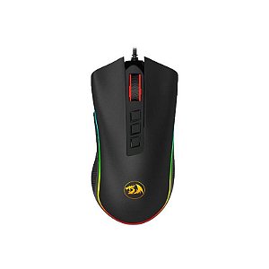 Mouse Gamer Redragon Cobra M711 USB 10.000 DPI com Retroiluminação RGB - Preto