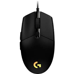 Mouse Gamer Logitech G203 com Fio - Desempenho Preciso e Design Furtivo