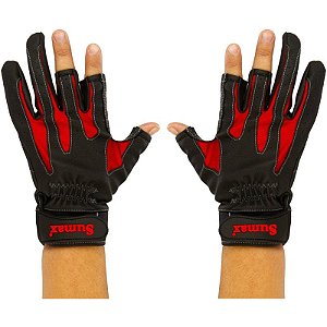 Luvas de Pesca Profissionais Sumax - Modelo Angler 8