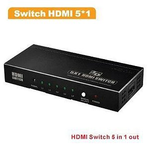 Divisor HDMI Sate A-HD04 5 Entradas 1 Saída 1080P 5x1