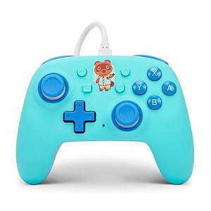 Controle Powera Nano Com Fio - Tom Nook para Nintendo Switch - PWA-A-04491