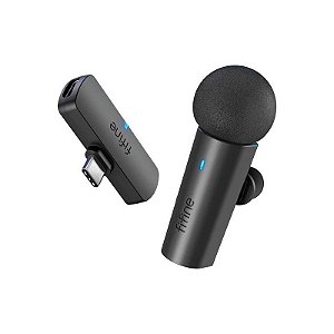 Microfone Sem Fio Fifine M6 - USB Tipo C - Preto - Qualidade Profissional