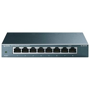 Hub Switch TP-Link LiteWave LS108G 8 Portas 10/100/1000 Mbps
