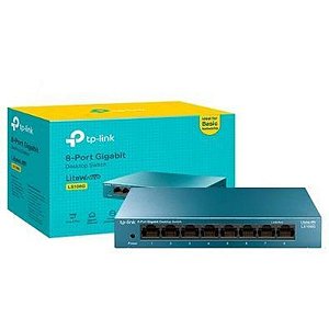 Switch de Rede Tp-Link LS108G 8 Portas Gigabit 10/100/1000