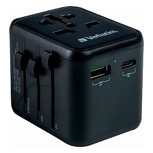 Adaptador Universal Verbatim UTA-01 USB-C/USB-A 12W - Preto